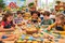 Potato Cardstock Cutouts 1.5"x2.5" – 20 Pack Heavy Cardstock Food Theme Craft Shapes for Classroom Decorations & Bulletin Boards